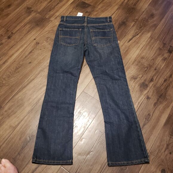 Childs Place NWT Bootcut Semi-Evasee Dark Blue Jeans BOYS SZ 12 - Picture 4 of 8